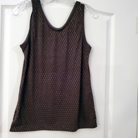 Banana Republic Gray/brown Gold Tank Size S - Picture 3 of 6